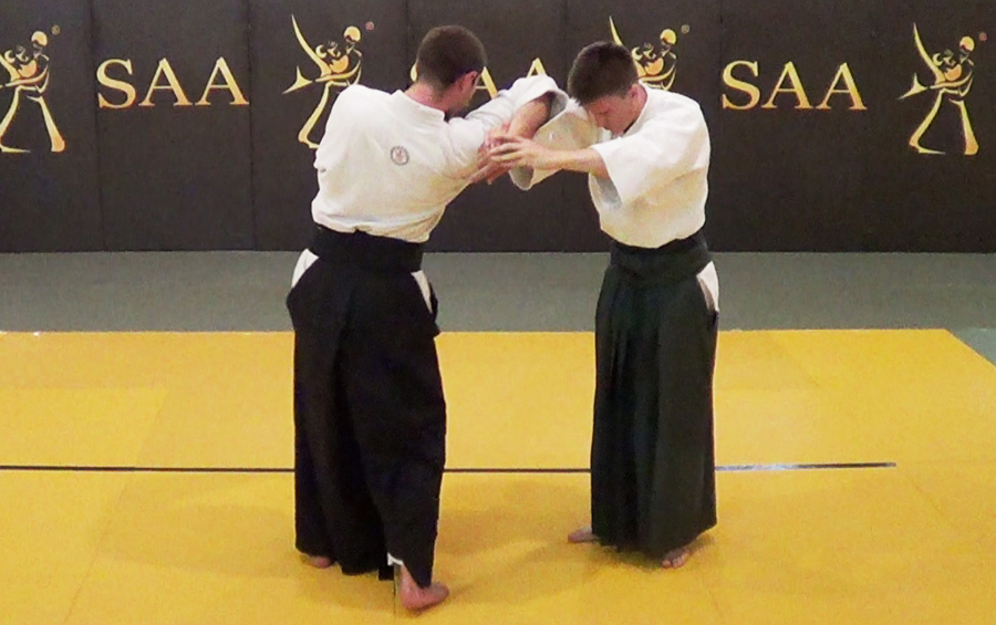 SAA Edward Suomin Aikido Shiho Nage Control Position